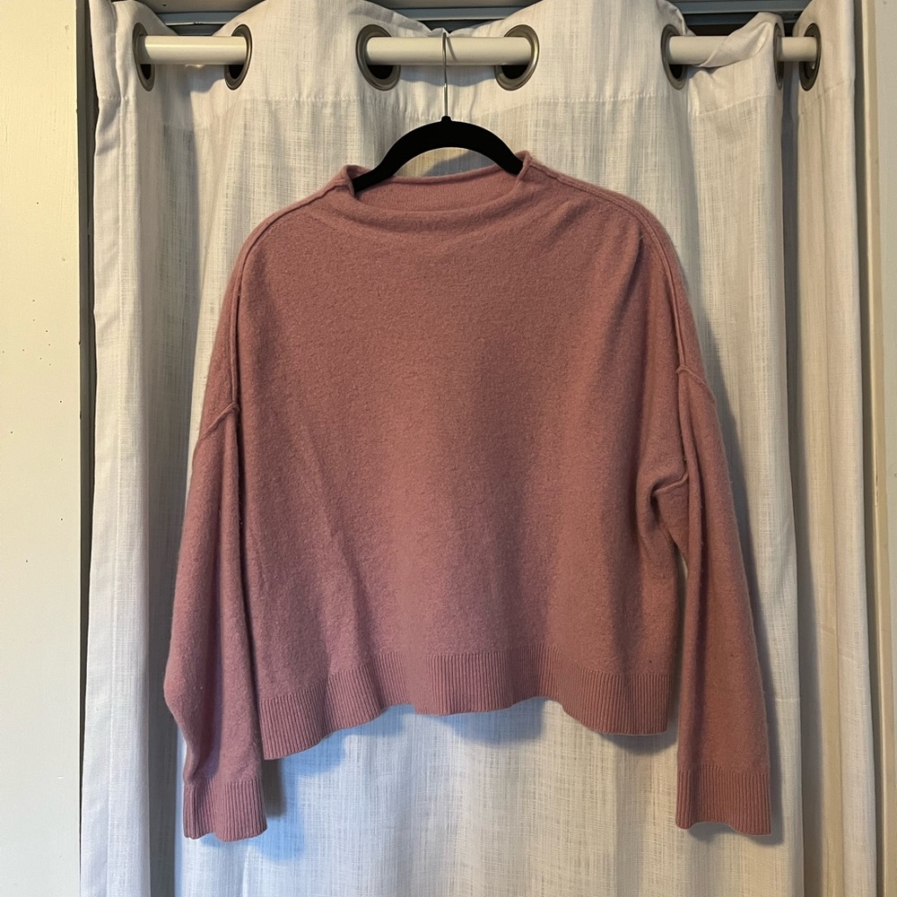 Pink cashmere sweater